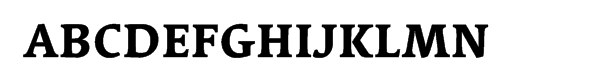 Linotype Syntaxâ„¢ Serif Heavy Sample