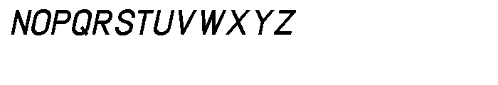 Lintel Bold Italic Font UPPERCASE