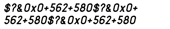 Lintel ExtraBold Italic Font OTHER CHARS