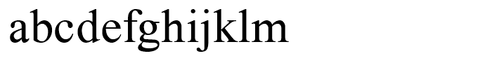Liana Medium Font LOWERCASE