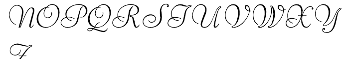 Liberty Script Regular Font UPPERCASE