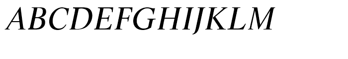 Life Regular Italic Font UPPERCASE