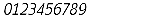 Ligurino SemiCondensed Light Italic Font OTHER CHARS