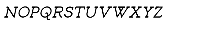 Liliming Italic Font UPPERCASE