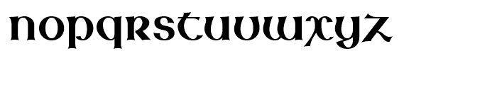 Lindisfarne Nova BT Bold Font LOWERCASE