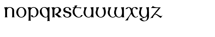 Lindisfarne Nova BT Roman Font LOWERCASE