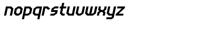 Line Wire Bold Italic Font LOWERCASE