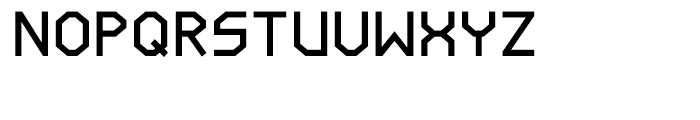 Line Wire Bold Font UPPERCASE