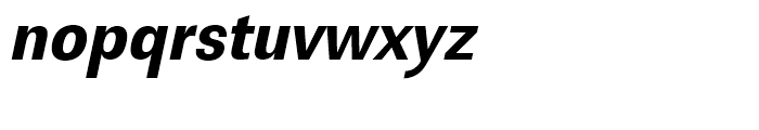Linear Extra Bold Extra Narrow Oblique Font LOWERCASE