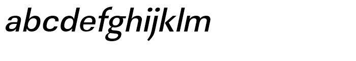 Linear Medium Oblique Font LOWERCASE