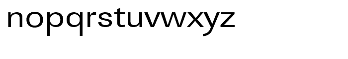 Linear Regular Extra Wide Font LOWERCASE