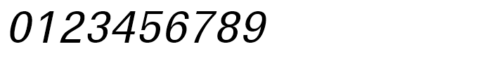 Linear Regular Narrow Oblique Font OTHER CHARS