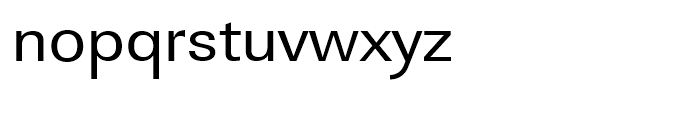 Linear Regular Wide Font LOWERCASE