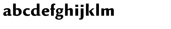 Linex Sans Bold Font LOWERCASE