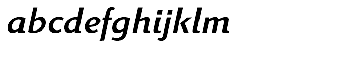 Linex Sans Italic Font LOWERCASE