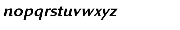 Linex Sans Italic Font LOWERCASE