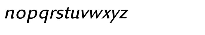 Linex Sans Light Italic Font LOWERCASE
