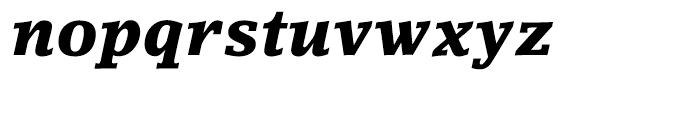 LinoLetter Black Italic Font LOWERCASE