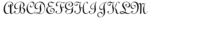 Linoscript Regular Font UPPERCASE