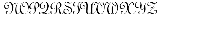 Linoscript Regular Font UPPERCASE