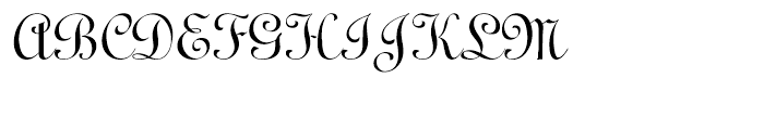 Linoscript Font UPPERCASE