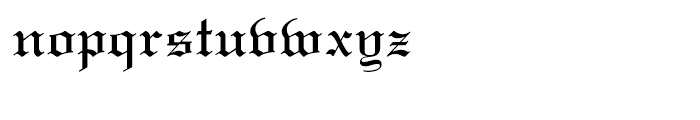 Linotext Regular Font LOWERCASE