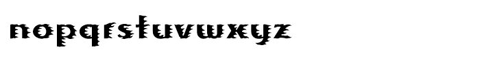 Linotype Albafire Regular Font LOWERCASE