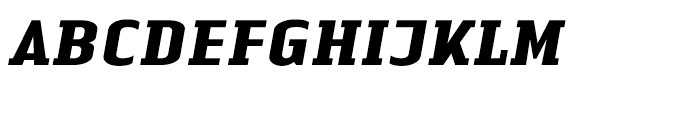 Linotype Authentic Serif Bold Italic Font UPPERCASE