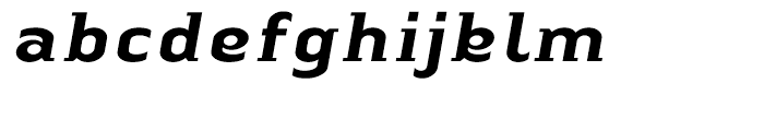 Linotype Authentic Small Serif Medium Italic Font LOWERCASE