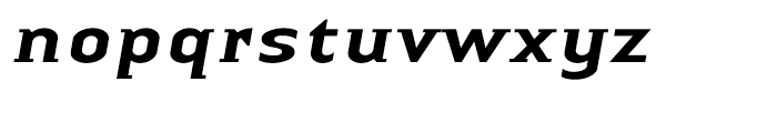 Linotype Authentic Small Serif Medium Italic Font LOWERCASE