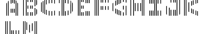 Linotype CMC-7 Regular Font UPPERCASE