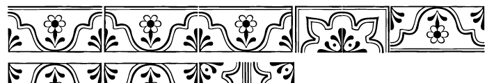 Linotype Dala Borders Font OTHER CHARS