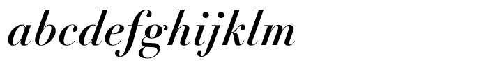 Linotype Didot Bold Italic Font LOWERCASE
