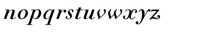 Linotype Didot eText Bold Italic Font LOWERCASE