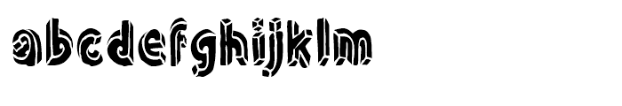 Linotype Dummy Black Font LOWERCASE