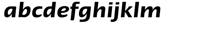 Linotype Ergo Cyrillic Demi Bold Italic Font LOWERCASE