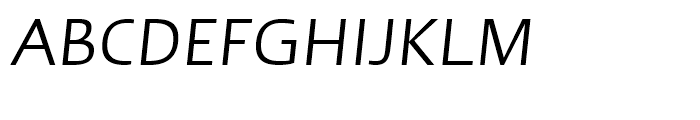Linotype Ergo Hebrew Italic Font UPPERCASE