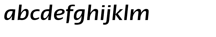 Linotype Ergo Hebrew Medium Italic Font LOWERCASE