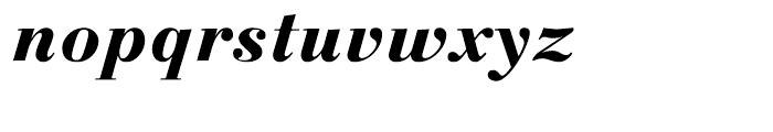 Linotype Gianotten Heavy Italic Font LOWERCASE
