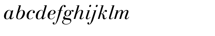 Linotype Gianotten Light Italic Font LOWERCASE