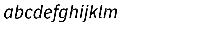 Linotype Gothic Italic Font LOWERCASE