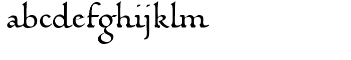Linotype Humanistika Regular Font LOWERCASE