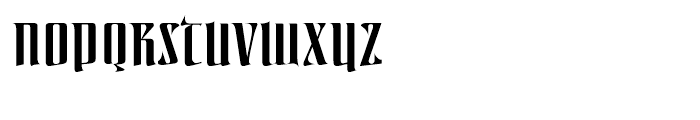 Linotype Irish Text Regular Font LOWERCASE