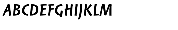 Linotype Markin Bold Italic Font UPPERCASE
