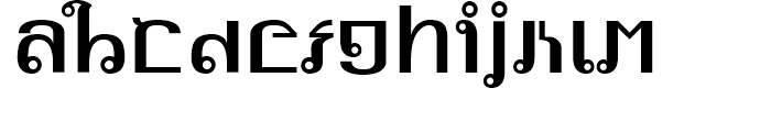 Linotype MhaiThaipe Face Font LOWERCASE