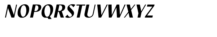 Linotype Nautilus Black Italic Font UPPERCASE
