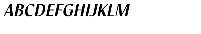 Linotype Nautilus Bold Italic Font UPPERCASE