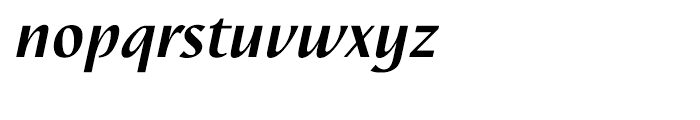 Linotype Nautilus Bold Italic Font LOWERCASE