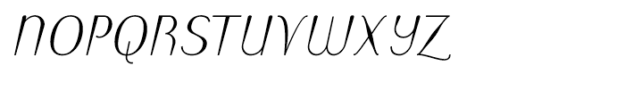 Linotype Puritas Medium Italic Font UPPERCASE