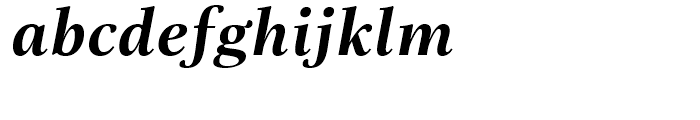 Linotype Really Demi Bold Italic Font LOWERCASE